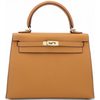 Hermès Kelly Sellier 25 Sesame Epsom GHW