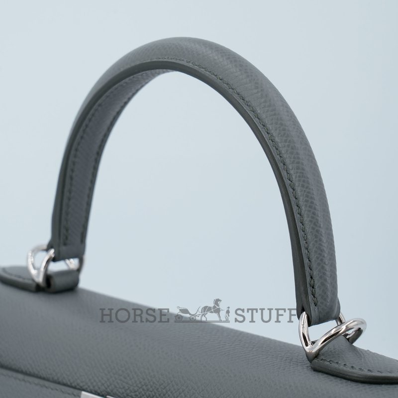 Hermes Kelly Sellier 25 Vert Amande Epsom Electrum HW