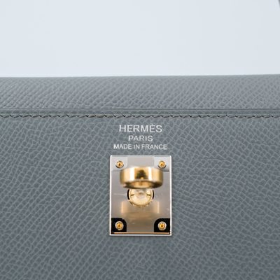 Hermes Kelly Sellier 25 Vert Amande Epsom Electrum HW
