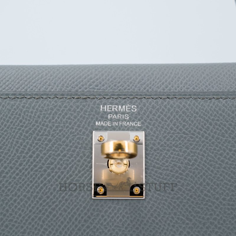 Hermes Kelly Sellier 25 Vert Amande Epsom Electrum HW