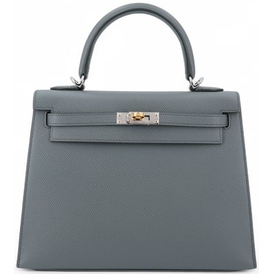 Hermes Kelly Sellier 25 Vert Amande Epsom Electrum HW
