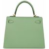 Hermès Kelly Sellier 25 Vert Criquet Epsom GHW