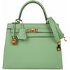 Hermès Kelly Sellier 25 Vert Criquet Epsom GHW