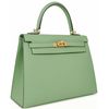 Hermès Kelly Sellier 25 Vert Criquet Epsom GHW