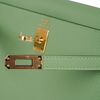 Hermès Kelly Sellier 25 Vert Criquet Epsom GHW