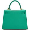 Hermès Kelly Sellier 25 Vert Jade Epsom GHW