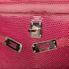 Hermès Kelly Sellier 25 Fuchsia Shiny Niloticus Lizard PHW