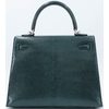 Hermès Kelly Sellier 25 Vert Cypress Shiny Niloticus Lizard PHW