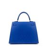 Hermès Kelly Sellier 25 Bleuet Ostrich GHW