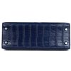 Hermès Kelly Sellier 25 Blue Indigo Aizome Matte Crocodile Porosus PHW