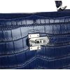 Hermès Kelly Sellier 25 Blue Indigo Aizome Matte Crocodile Porosus PHW