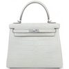 Hermès Kelly Retourne 25 Beton Matte Crocodile Alligator PHW