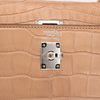 Hermès Kelly Retourne 25 Chai Matte Crocodile Alligator PHW