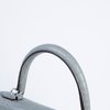 Hermès Kelly Retourne 25 Gris Ciment Matte Crocodile Alligator PHW