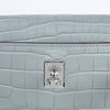 Hermès Kelly Retourne 25 Gris Ciment Matte Crocodile Alligator PHW