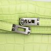 Hermès Kelly Retourne 25 Jaune Bourgeon Matte Crocodile Alligator PHW