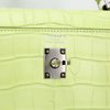 Hermès Kelly Retourne 25 Jaune Bourgeon Matte Crocodile Alligator PHW
