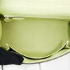 Hermès Kelly Retourne 25 Jaune Bourgeon Matte Crocodile Alligator PHW