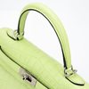 Hermès Kelly Retourne 25 Jaune Bourgeon Matte Crocodile Alligator PHW