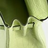 Hermès Kelly Retourne 25 Jaune Bourgeon Matte Crocodile Alligator PHW