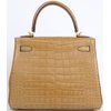 Hermès Kelly Retourne 25 Kraft Matte Crocodile Alligator GHW