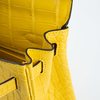 Hermès Kelly Retourne 25 Mimosa Matte Crocodile Alligator Permabrass