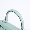 Hermès Kelly Retourne 25 Vert d'Eau  Matte Crocodile Alligator PHW