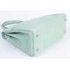 Hermès Kelly Retourne 25 Vert d'Eau  Matte Crocodile Alligator PHW