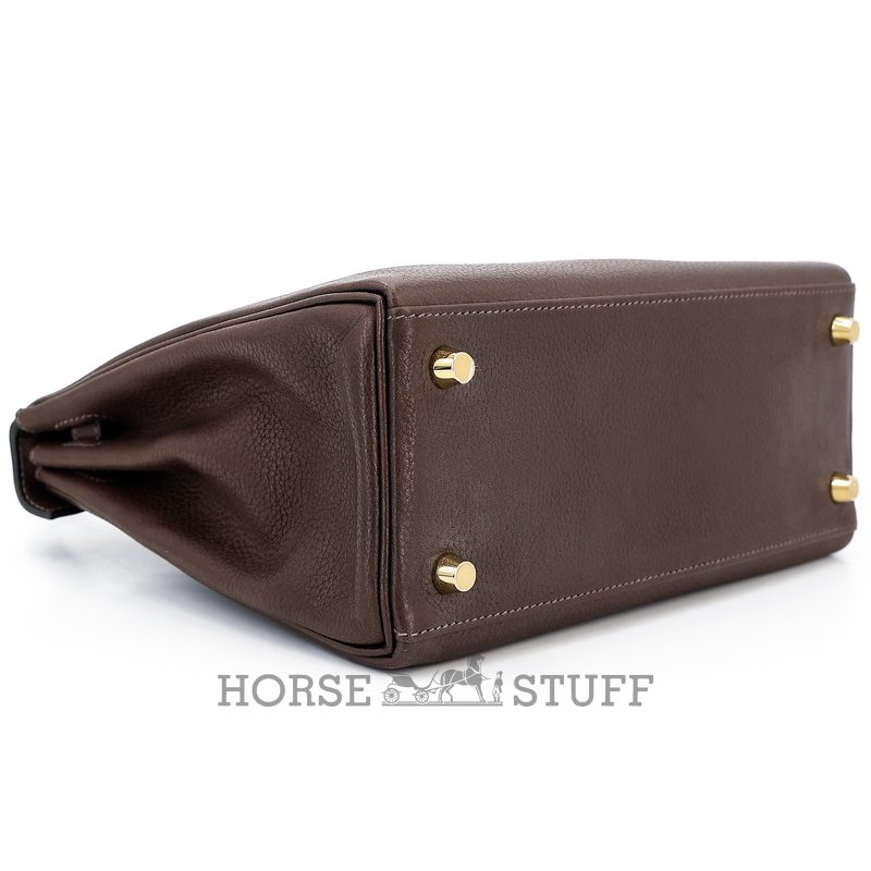 Hermès Kelly Retourne 25 Ebene Barenia Faubourg GHW