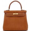 Hermès Kelly Retourne 25 Gold Fauve Barenia Faubourg GHW