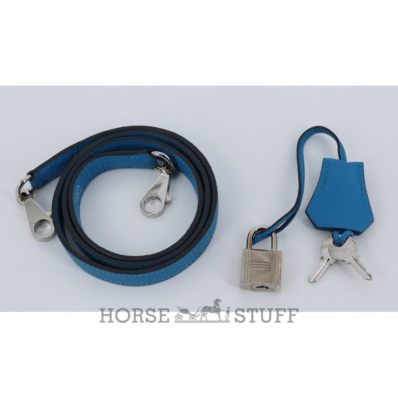 Hermès Kelly Retourne 25 Blue Zanzibar Togo PHW