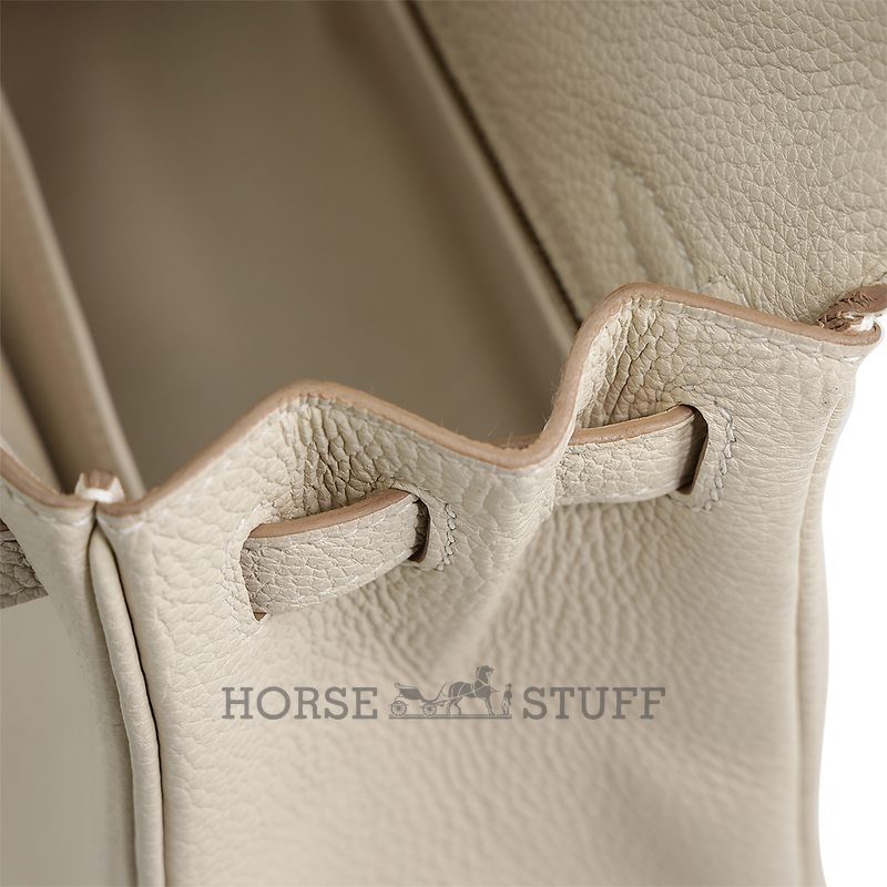 Hermès Kelly Retourne 25 Craie Togo GHW
