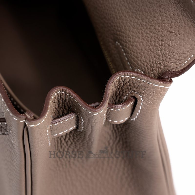 Hermès Kelly Retourne 25 Etoupe Togo GHW