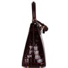 Hermès Kelly Sellier 25 Bordeuax Lisse Crocodile Alligator GHW
