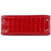 Hermès Kelly Sellier 25 Braise Shiny Crocodile Alligator GHW