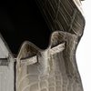 Hermès Kelly Sellier 25 Gris Tourterelle Shiny Crocodile Alligator BPHW