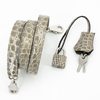 Hermès Kelly Sellier 25 Gris Tourterelle Shiny Crocodile Alligator BPHW