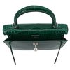 Hermès Kelly Sellier 25 Vert Emerald Shiny Crocodile Alligator PHW