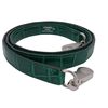 Hermès Kelly Sellier 25 Vert Emerald Shiny Crocodile Alligator PHW