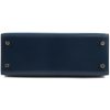 Hermès Kelly Sellier 25 Blue Sapphire Box Calf GHW
