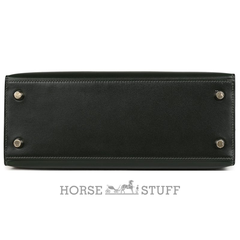 Hermès Kelly Sellier 25 Vert Fonce Box Calf GHW
