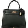 Hermès Kelly Sellier 25 Vert Fonce Box Calf GHW