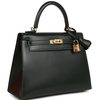 Hermès Kelly Sellier 25 Vert Fonce Box Calf GHW