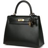 Hermès Kelly Sellier 25 Vert Fonce Box Calf GHW