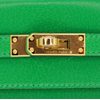 Hermès Kelly Sellier 25 Bambou Chèvre Mysore GHW