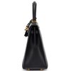 Hermès Kelly Sellier 25 Black Chèvre Mysore GHW