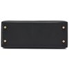 Hermès Kelly Sellier 25 Black Chèvre Mysore GHW