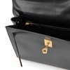 Hermès Kelly Sellier 25 Black Chèvre Mysore GHW