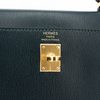 Hermès Kelly Sellier 25 Vert Cypress Chèvre Mysore GHW