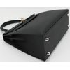 Hermes Kelly Sellier 25 Black Epsom Electrum HW
